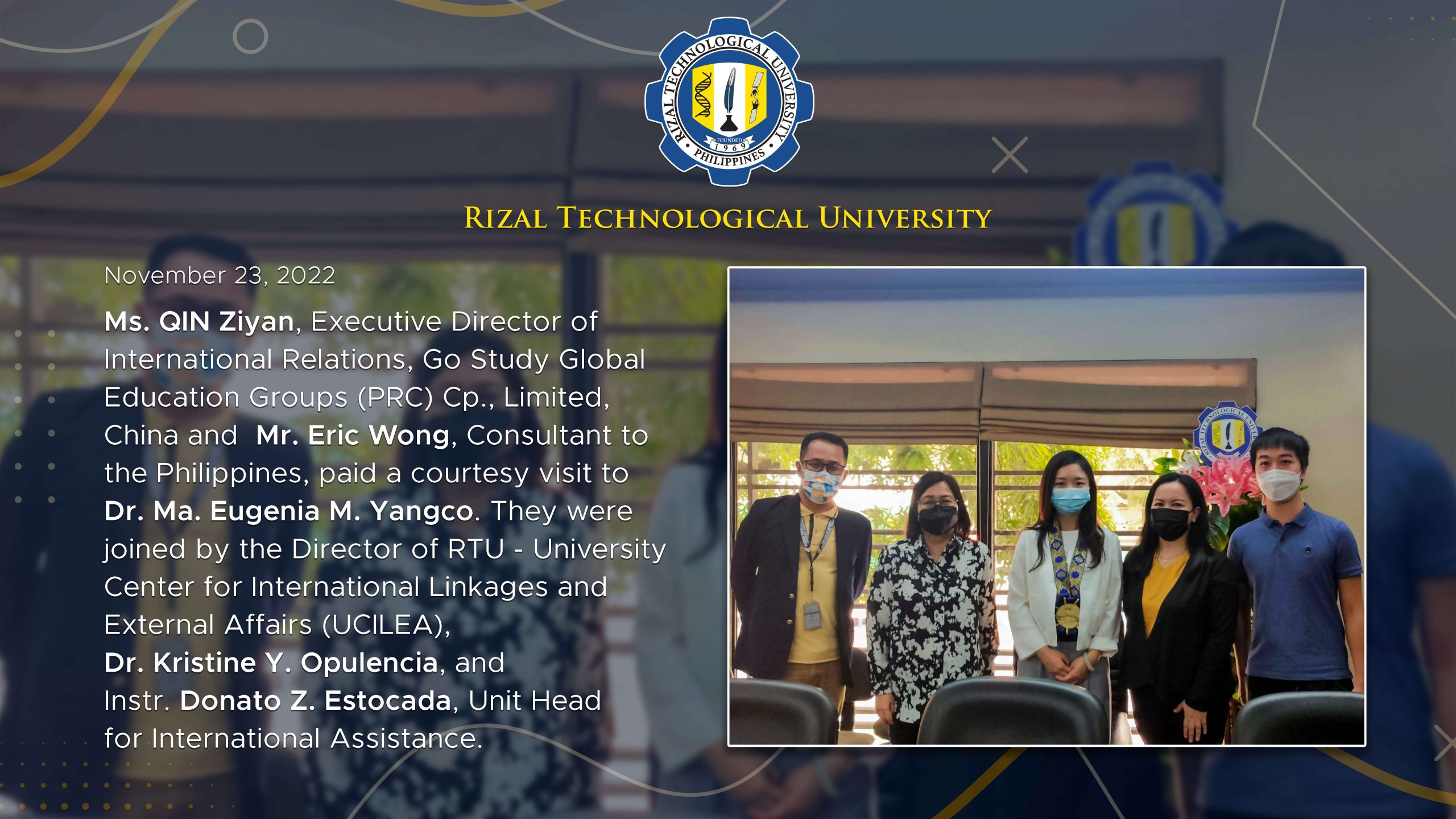 Read more about the article Go Study Global Education based in China met RTU officials to discuss international collaborations