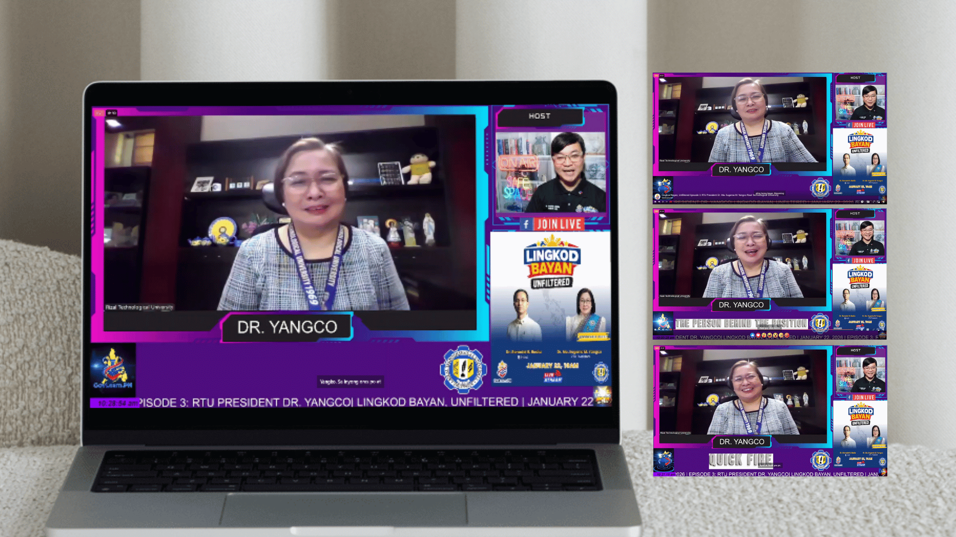 Read more about the article RTU President Dr. Yangco Articulates Servant Leadership Philosophy in Lingkod Bayan: Unfiltered